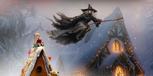 Programm mit der Lebkuchenhexe im Historischen Fischhaus Dresden