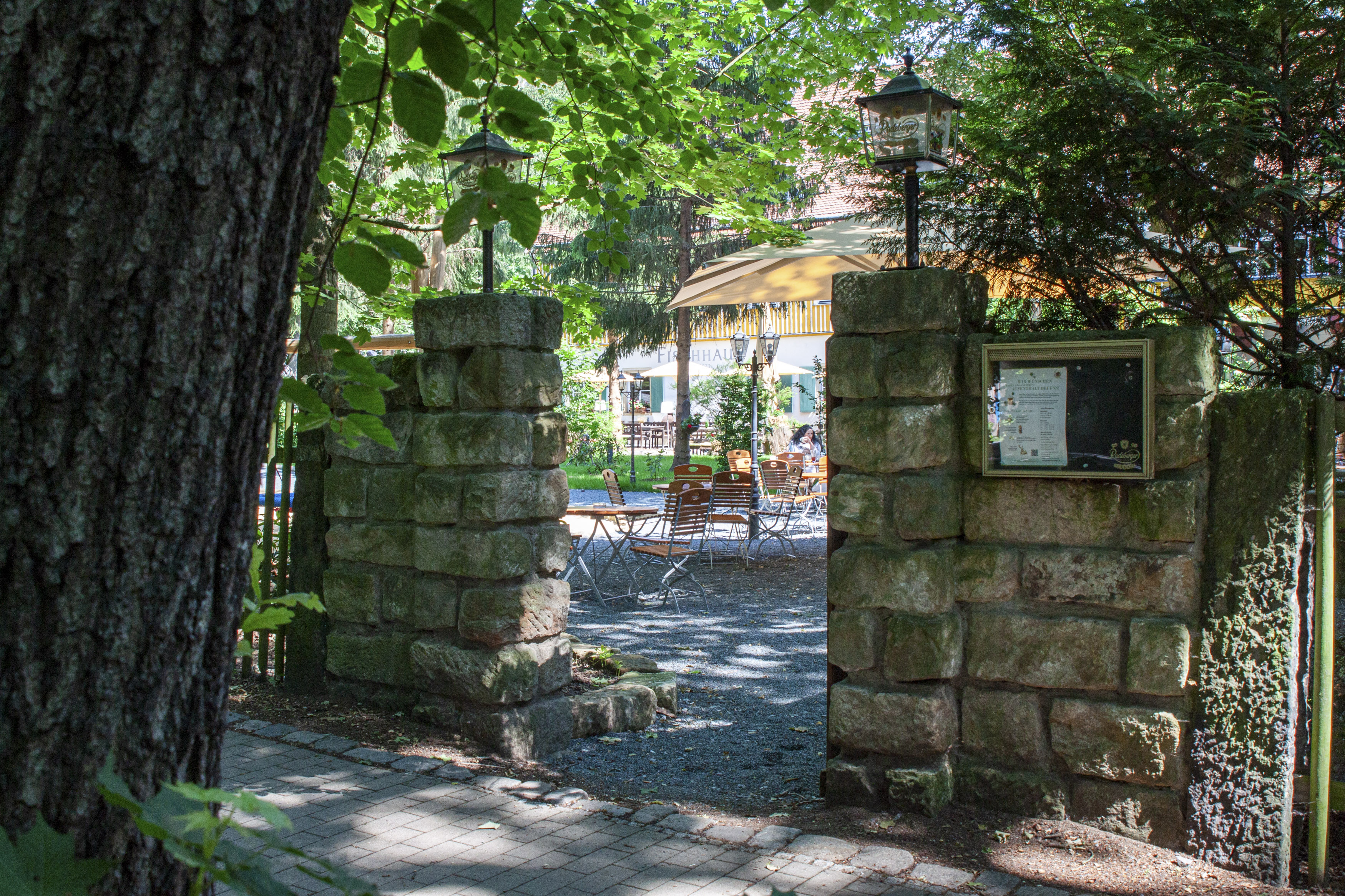 Fischhaus Garten