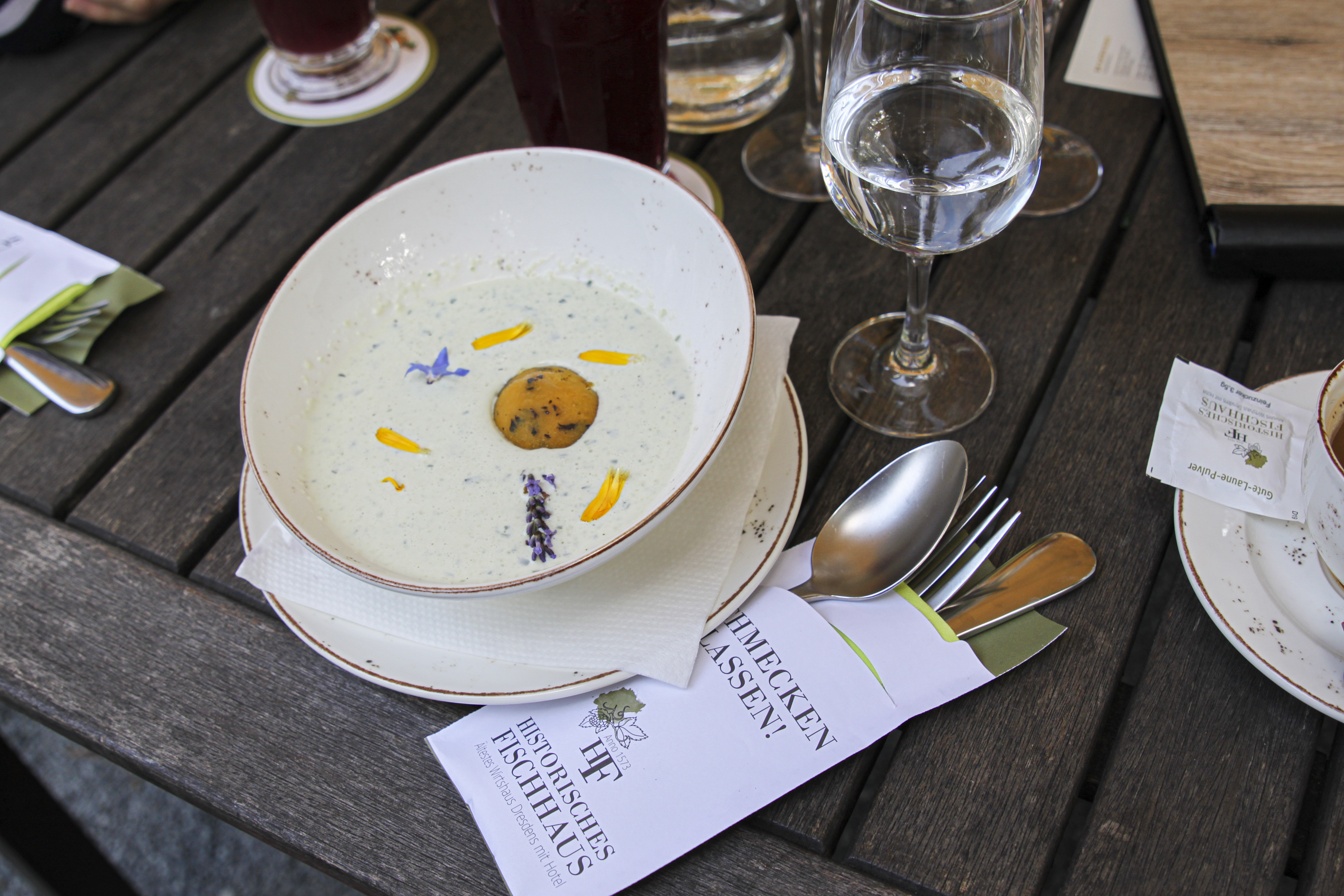 Fischhaus-Gurken-Joghurt-Suppe