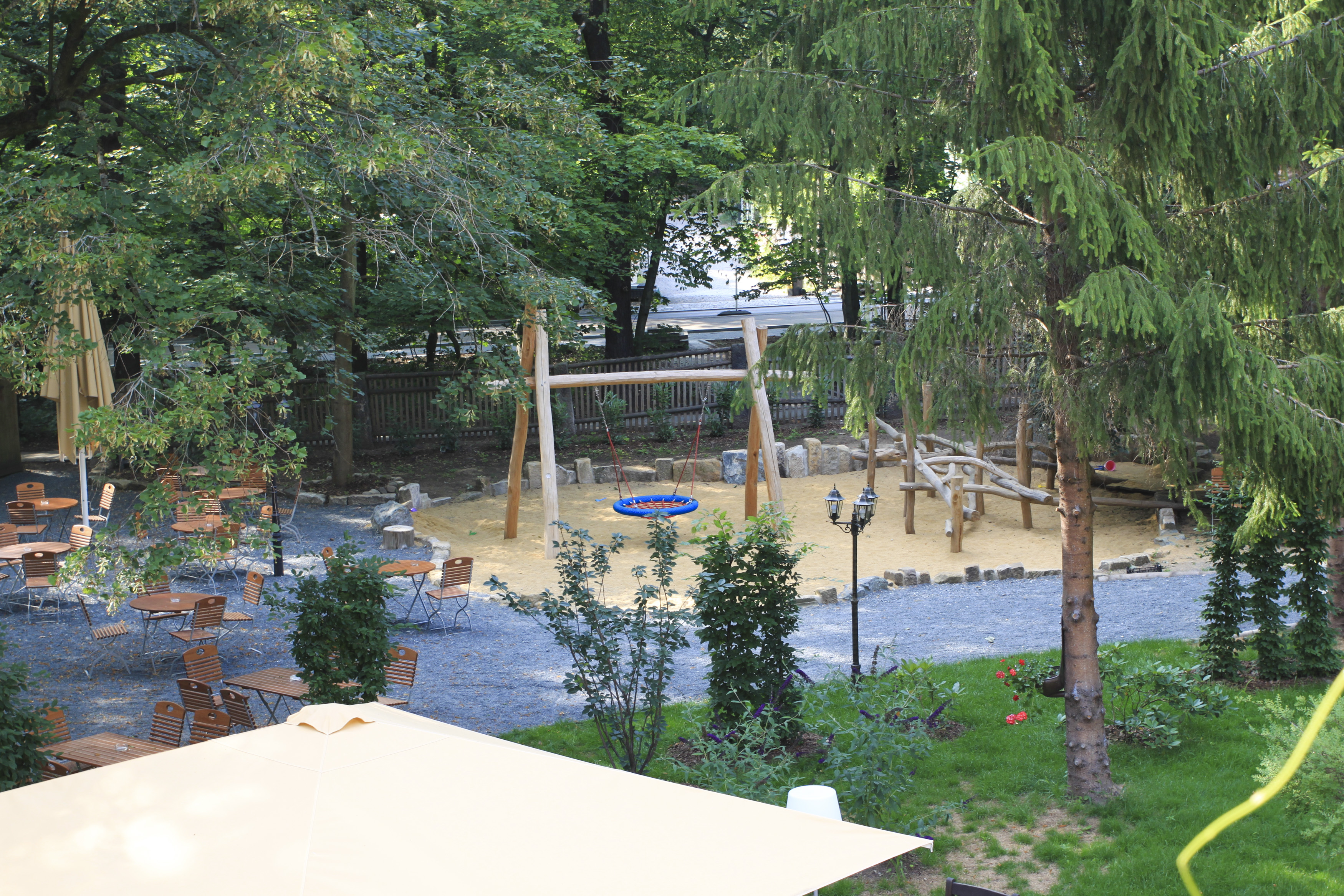 Fischhaus-Spielplatz